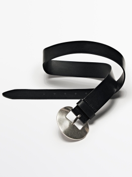 MDNLBWAB01 Massimo Dutti Ameva Buckle Leather Belt