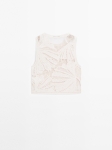 MDOCTWFD01 Massimo Dutti Crochet Top With Floral Detail
