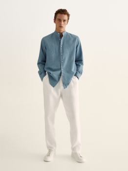 MDSFSCDS02 Massimo Dutti Slim Fit Denim Shirt