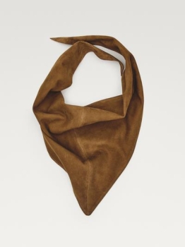 MDSLB02 Massimo Dutti Suede Leather Bandana