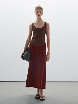 MDSLBT01 Massimo Dutti Strappy Linen Top