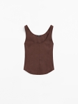 MDSLBT01 Massimo Dutti Strappy Linen Top