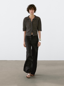 MDSSOC01 Massimo Dutti Short Sleeve Cardigan