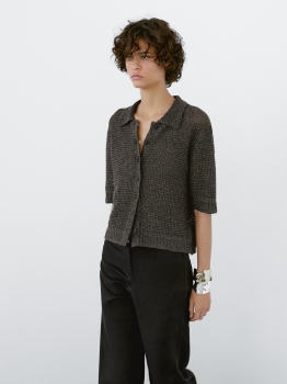 MDSSOC01 Massimo Dutti Short Sleeve Cardigan