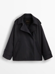 MDSTC01 MASSIMO DUTTI SHORT TRENCH COAT