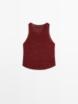 MDTCT01 Massimo Dutti Textured Top
