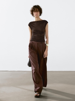 MDTWDD02 Massimo Dutti Flowing Draped Top