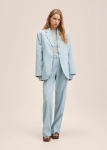 MOLB01 MANGO OVERSIZE LINEN BLAZER & SUIT TROUSERS
