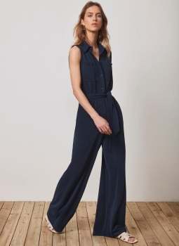 MVNUJ01 Mint Velvet Sleeveless Jumpsuit