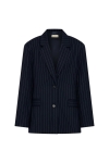 NNPOBB01 Nicholas Pinstriped Open Back Blazer & Tailored Skort