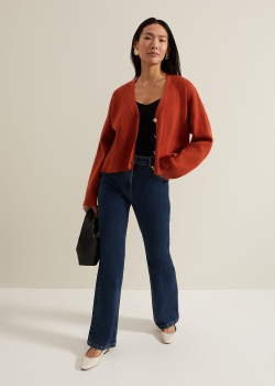 PEABRC01 Phase Eight Ribbed Cardigan