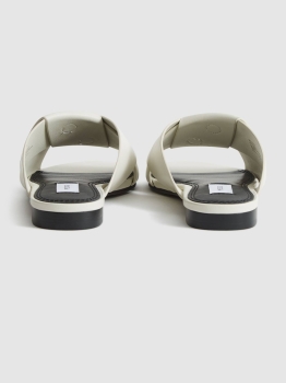 RBFNLS01 REISS FLAT LEATHER SANDALS