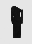 RBVMD01 Reiss Velvet Midi Dress