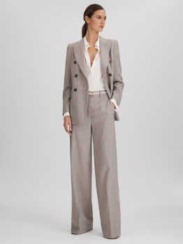 RHWBWLST01 REISS WIDE LEG TROUSERS