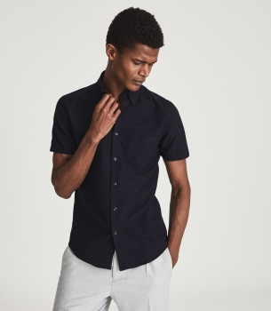 RKBCS02 REISS BUTTON-DOWN COTTON SHIRT