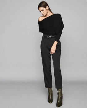 RLTHWCT01 REISS HIGH WAISTED CROPPED TROUSERS
