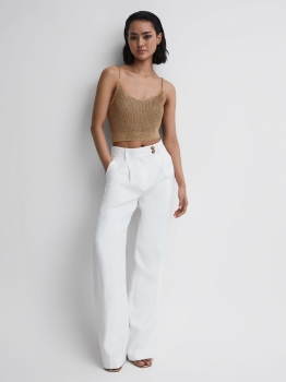 RRMCV01 REISS METALLIC TOP