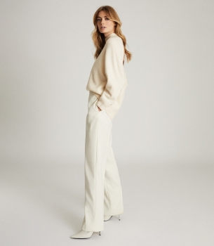 RWBDCBJ01 REISS BUTTON DETAIL CASHMERE BLEND JUMPER