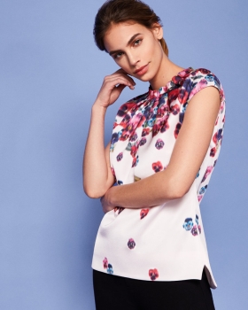 TBEPPT01 Ted Baker Pleated Top