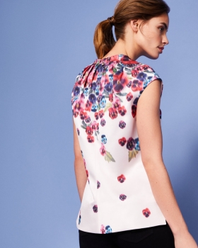 TBEPPT01 Ted Baker Pleated Top