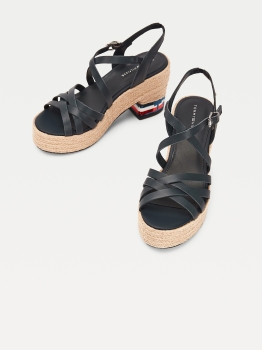 THSWS01 TOMMY HILFIGER SEQUINS WEDGE SANDAL