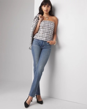 WPBTB01 WHBM Tweed Bustier